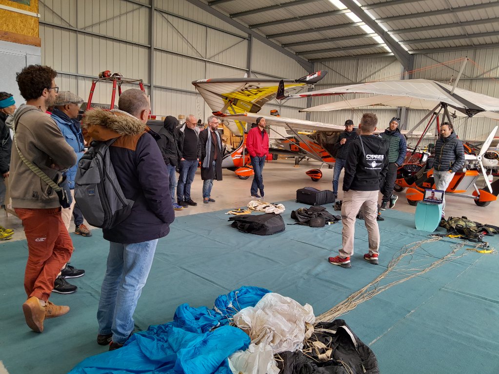 toute l'equipe réunie pour notre week-end de formation para à Roanne