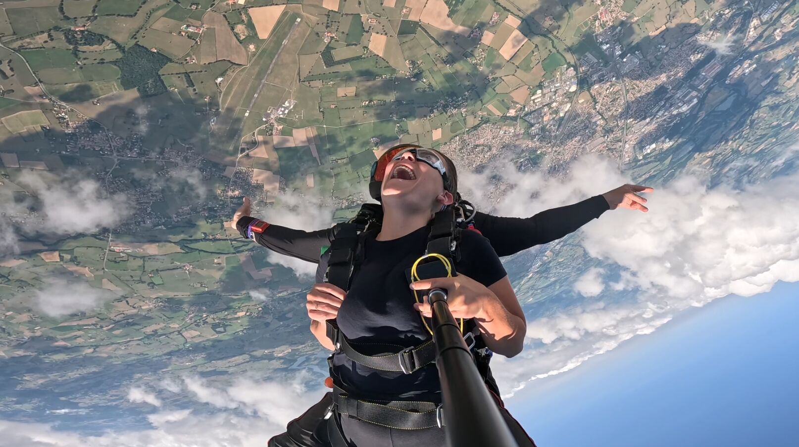 Chute Libre au dessus de Roanne dans le Rhône-Alpes