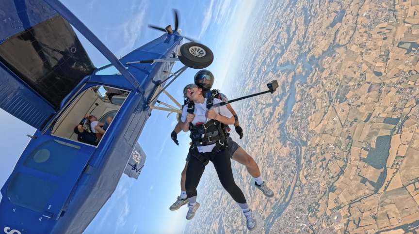 Saut en parachute