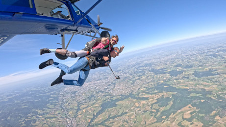 Saut en parachute